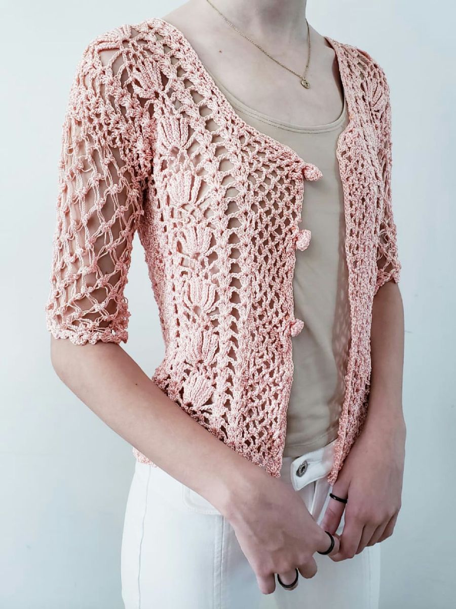 casaco feminino de croche