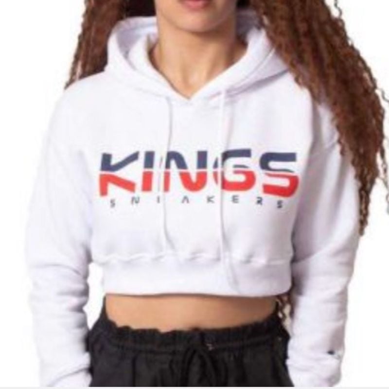 Casaco Cropped Kings Sneakers Casaco Feminino Kings Nunca Usado 75630385  enjoei