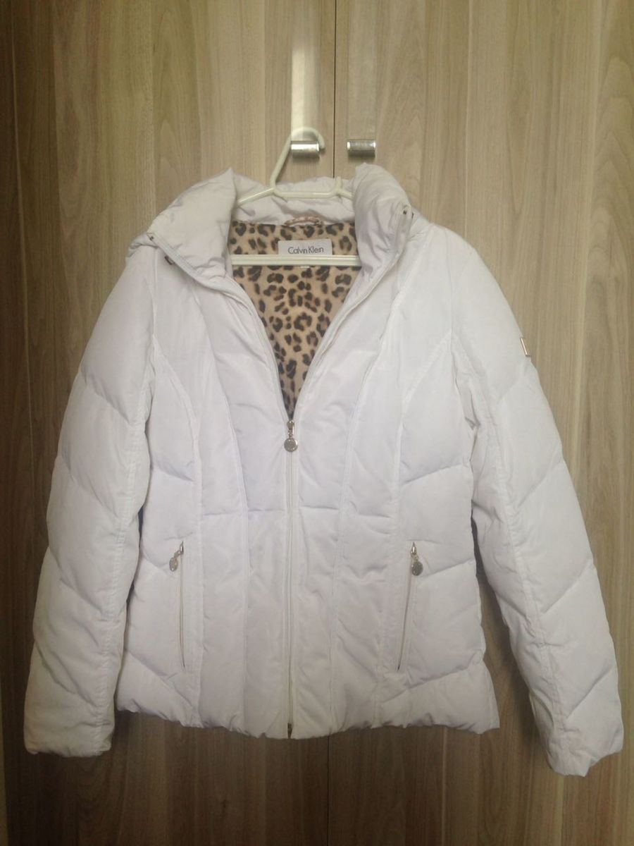 casaco de frio calvin klein feminino