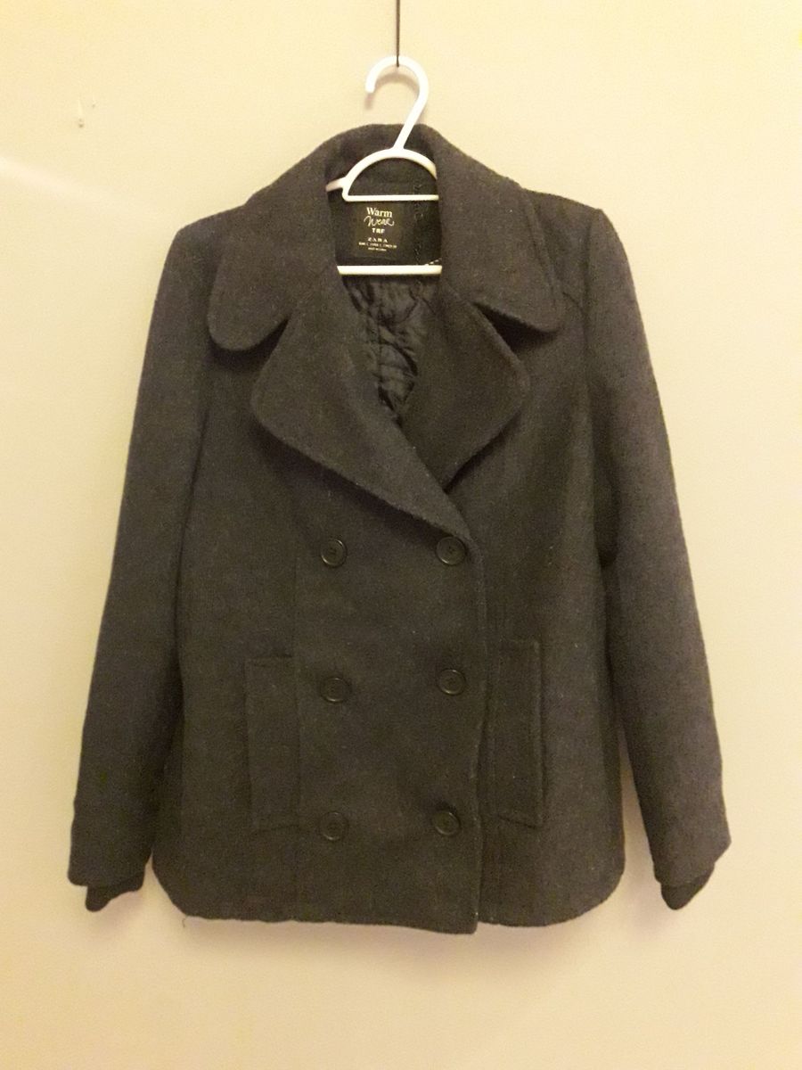 casaco de lã feminino zara
