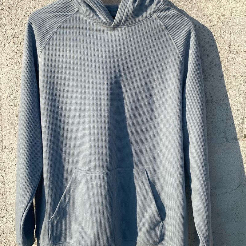 Casaco de Moletom Novo Azul Claro Renner Blue Steel Nunca