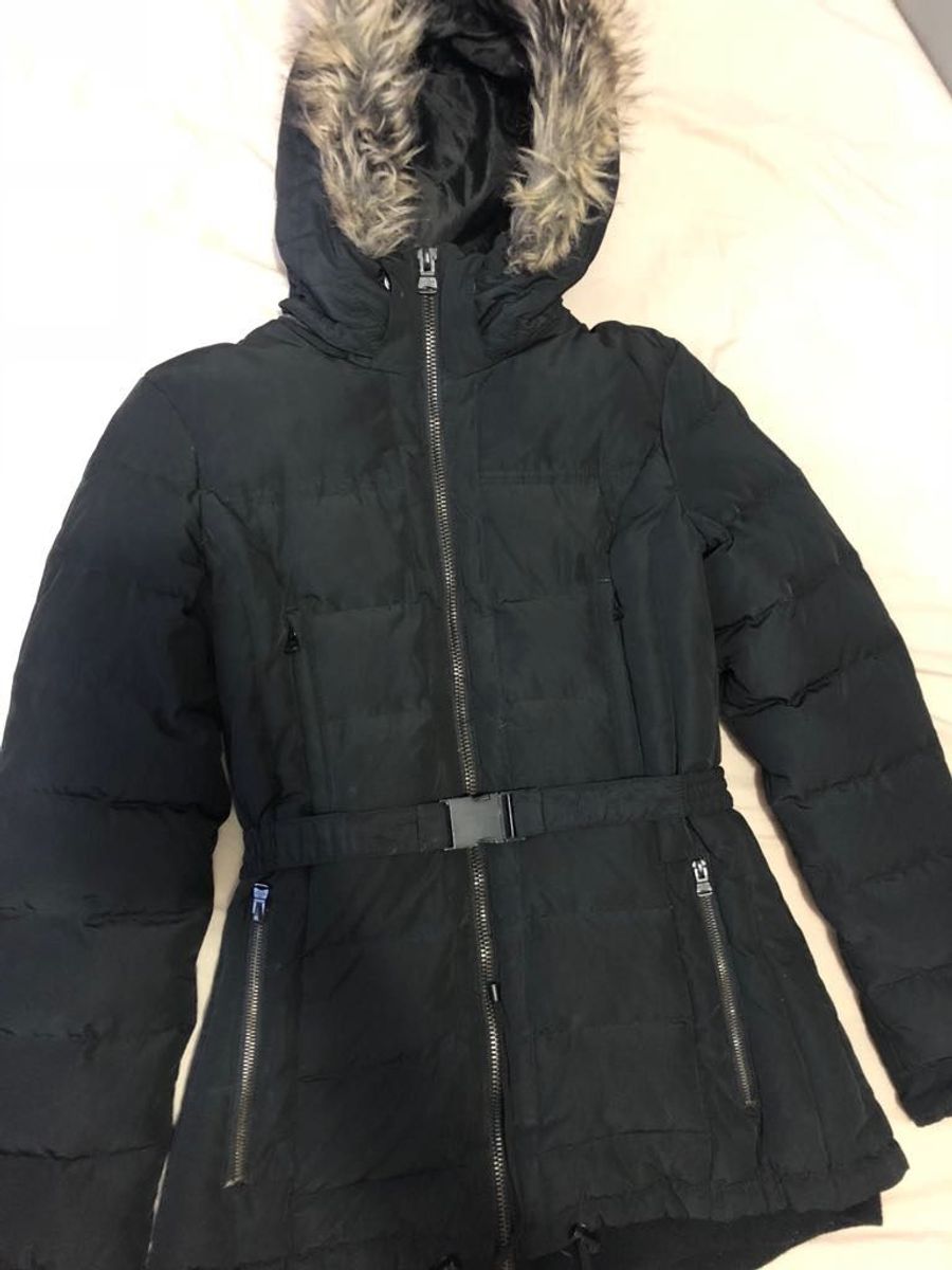 casaco pluma de ganso zara