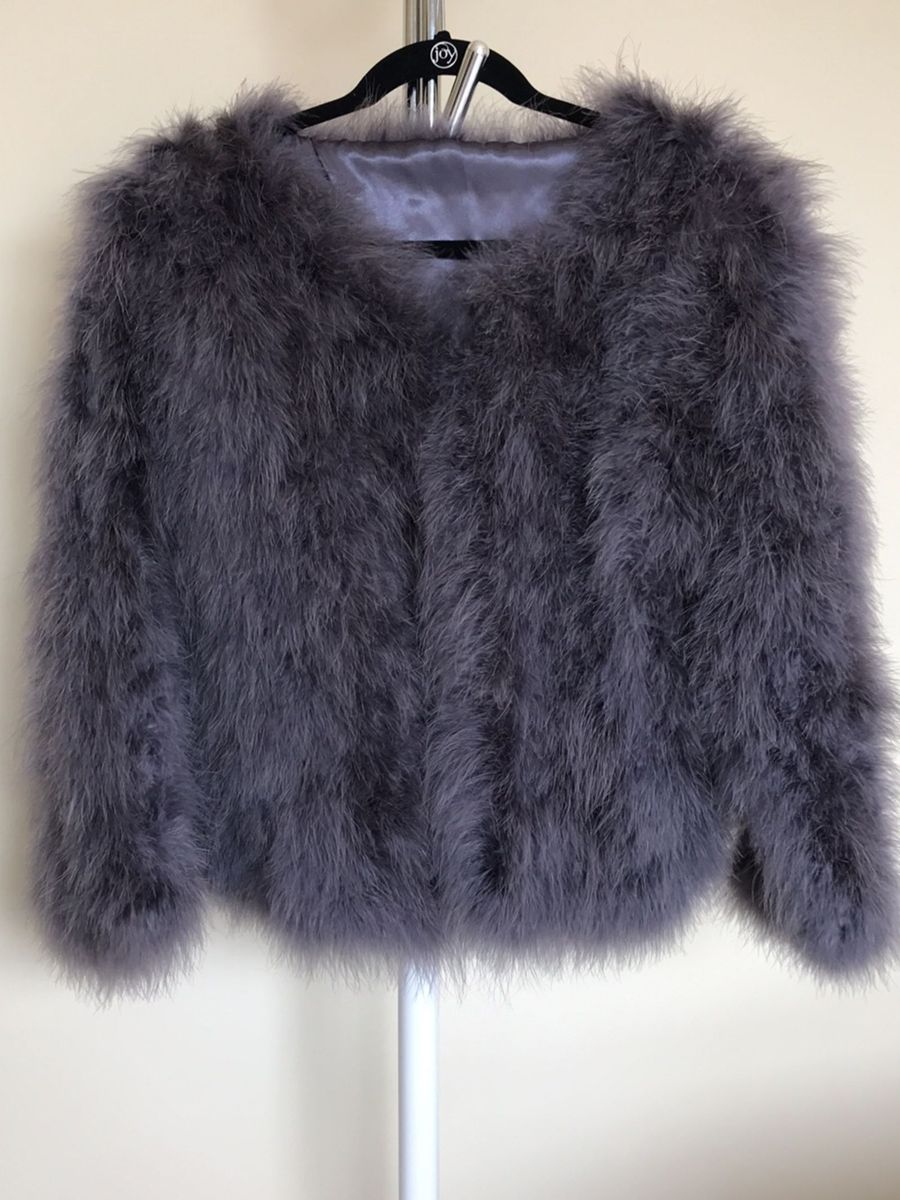 casaco de pluma feminino