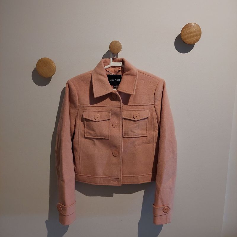 Casaco Feminino Rosa Amaro Casaco Feminino Amaro Usado 96854287