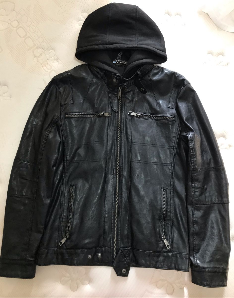 jaqueta de couro ellus masculina