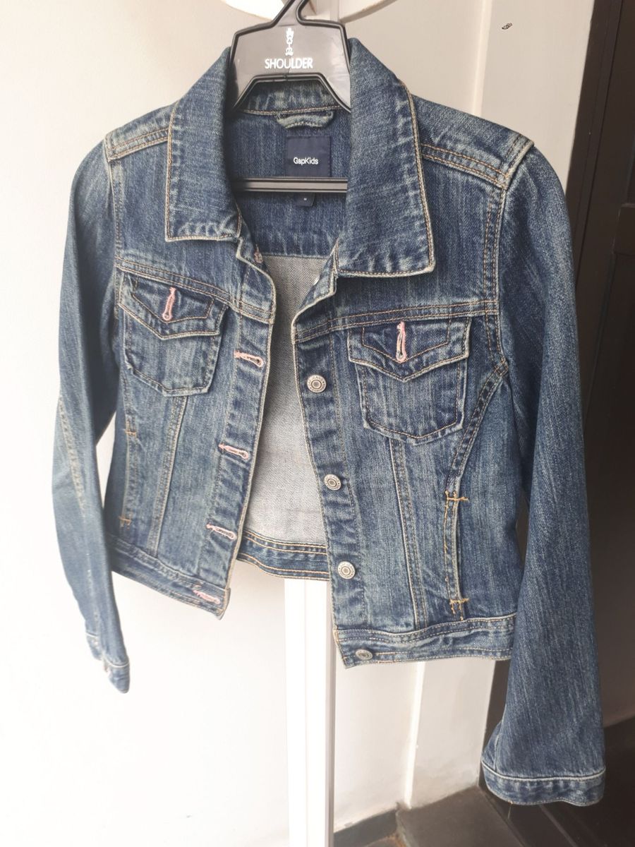 jaqueta jeans gap feminina