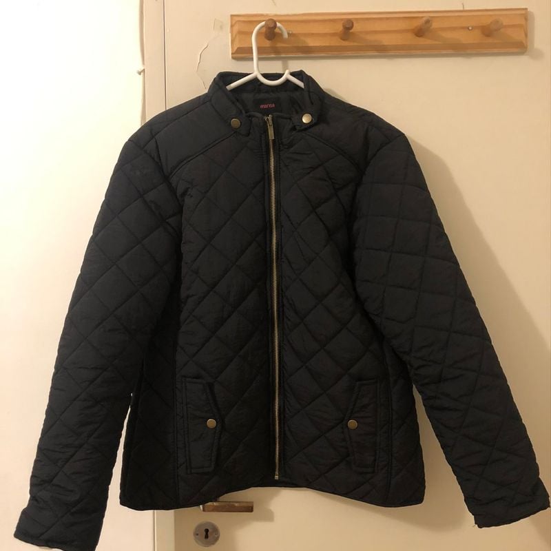 Casaco Jaqueta Puffer Preto Tamanho 40 Marisa Usado 90010942
