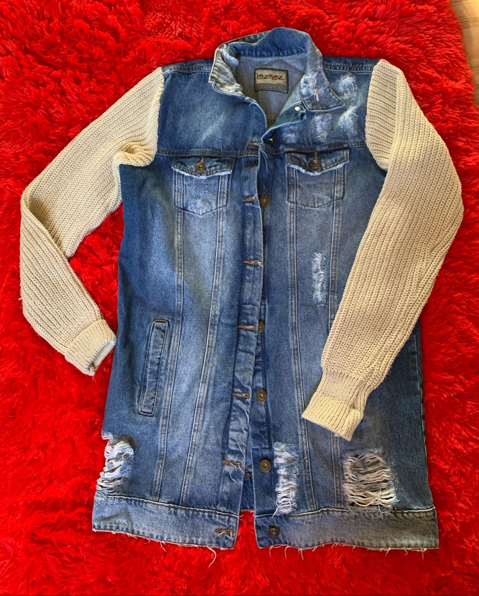 jaqueta jeans lez a lez