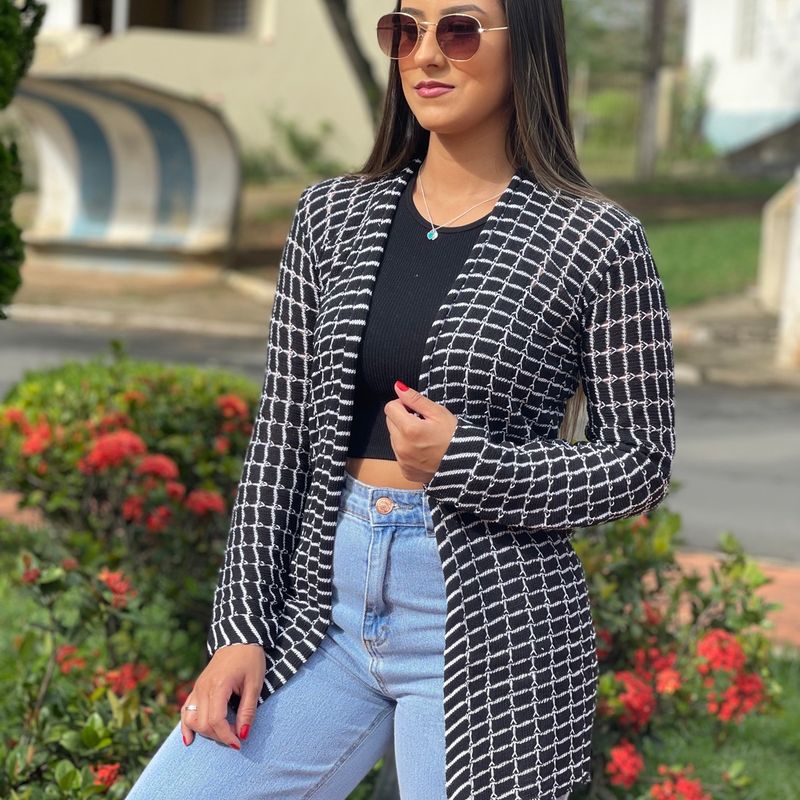 Casaco Feminino Kimono De Tricot Feminino Pink Tricot Casaco