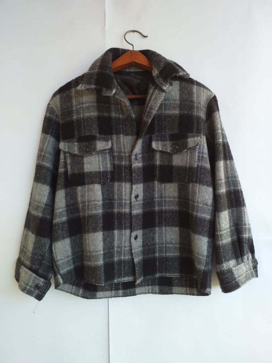 jaqueta de lã masculina