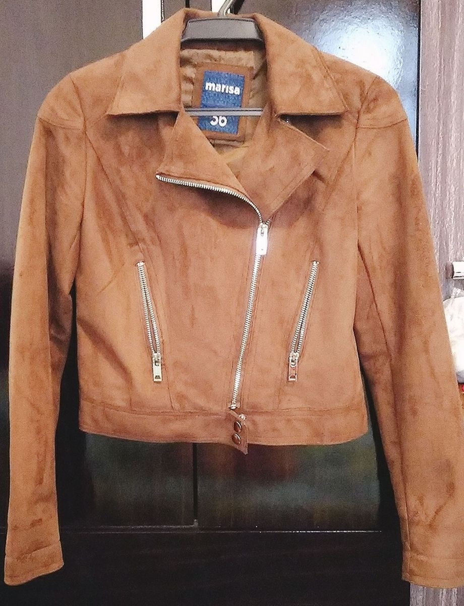 jaqueta de couro marisa