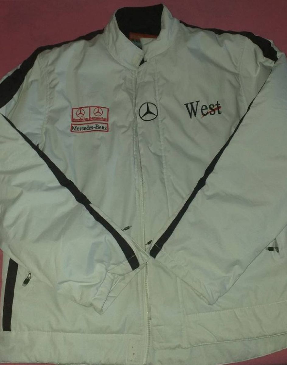 jaqueta de couro mercedes benz