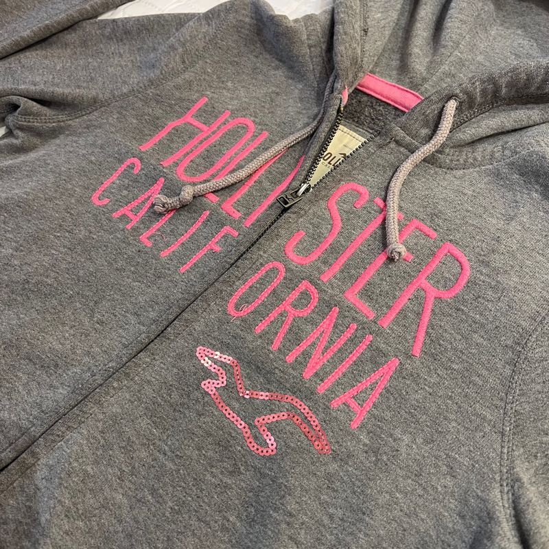 Casaco Moletom Hollister Casaco Feminino Hollister Usado