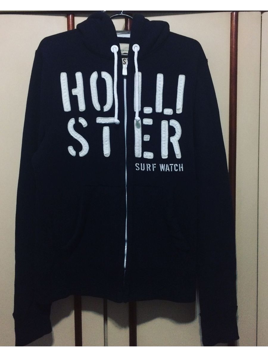 moletom hollister preto