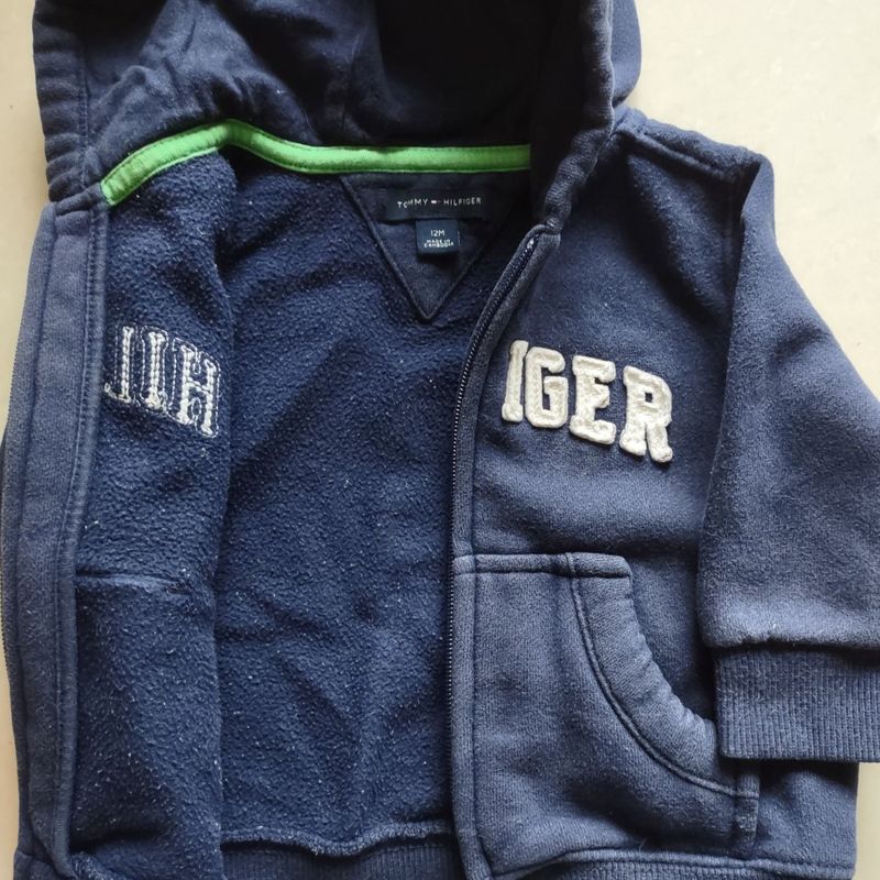 Jaqueta Tommy Moletom Infantil Tommy Hilfiger Jaqueta Tommy