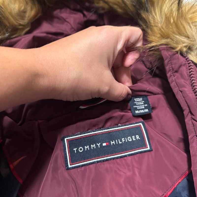 Casaco Tommy Seminovo Original, P Mas Cabe M e G. Não Encontra No Brasil, Casaco Feminino Tommy Hilfiger Usado 76485082