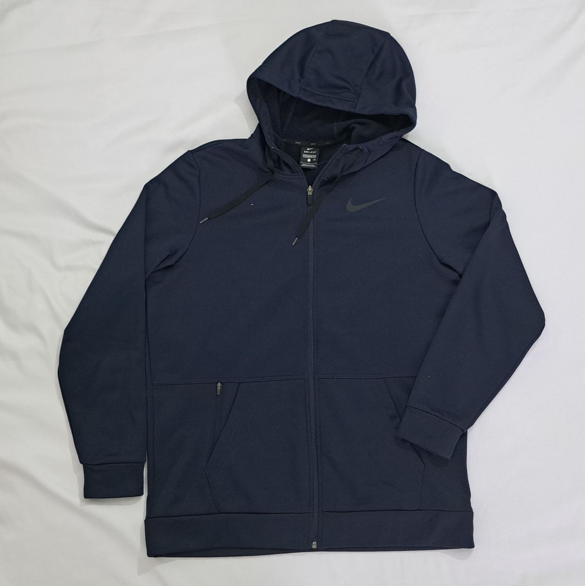 Casaco Nike Flanelado Interno, Logo No Peito, Aberto Zíper C