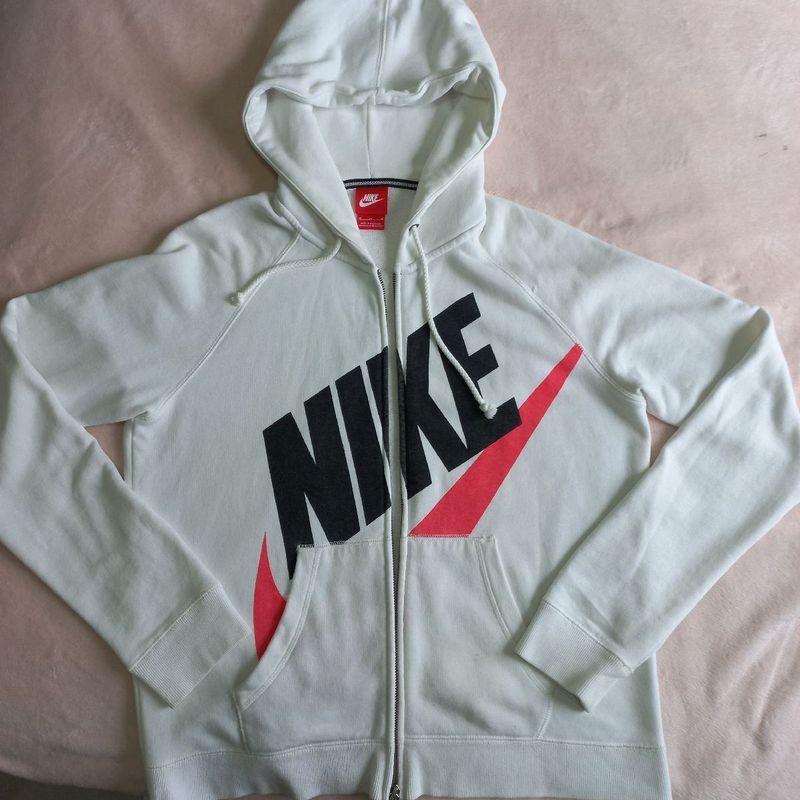 Casaco Nike Moletom M, Off White, Unisex Casaco Feminino Nike Usado  95478883 enjoei