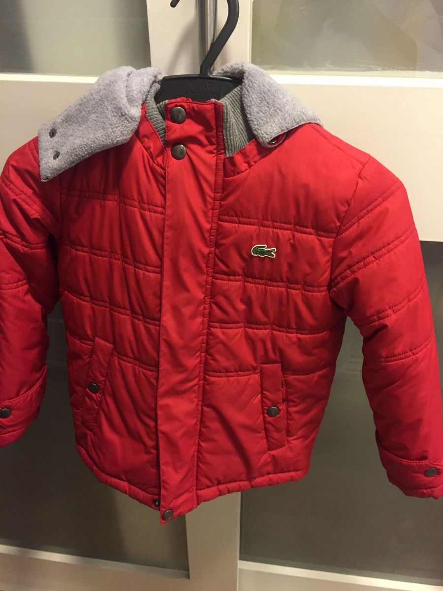 jaqueta lacoste infantil
