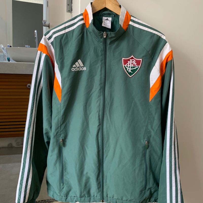 Casaco Verde Jaqueta Adidas Fluminense Moletom Fluminense Ffc