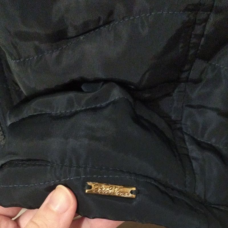Casaco Polo Wear Jaqueta Puffer Azul Marinho G Bobojaco Casaco