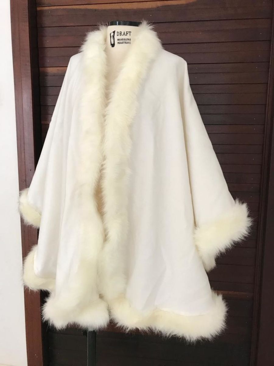 casaco poncho feminino