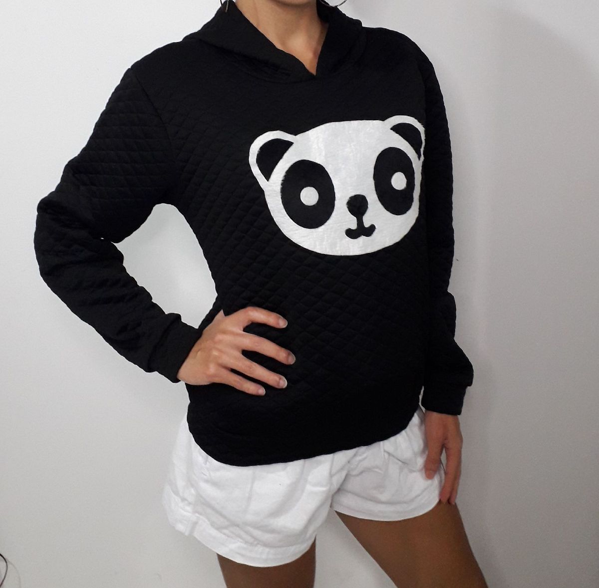 casaco de panda feminino