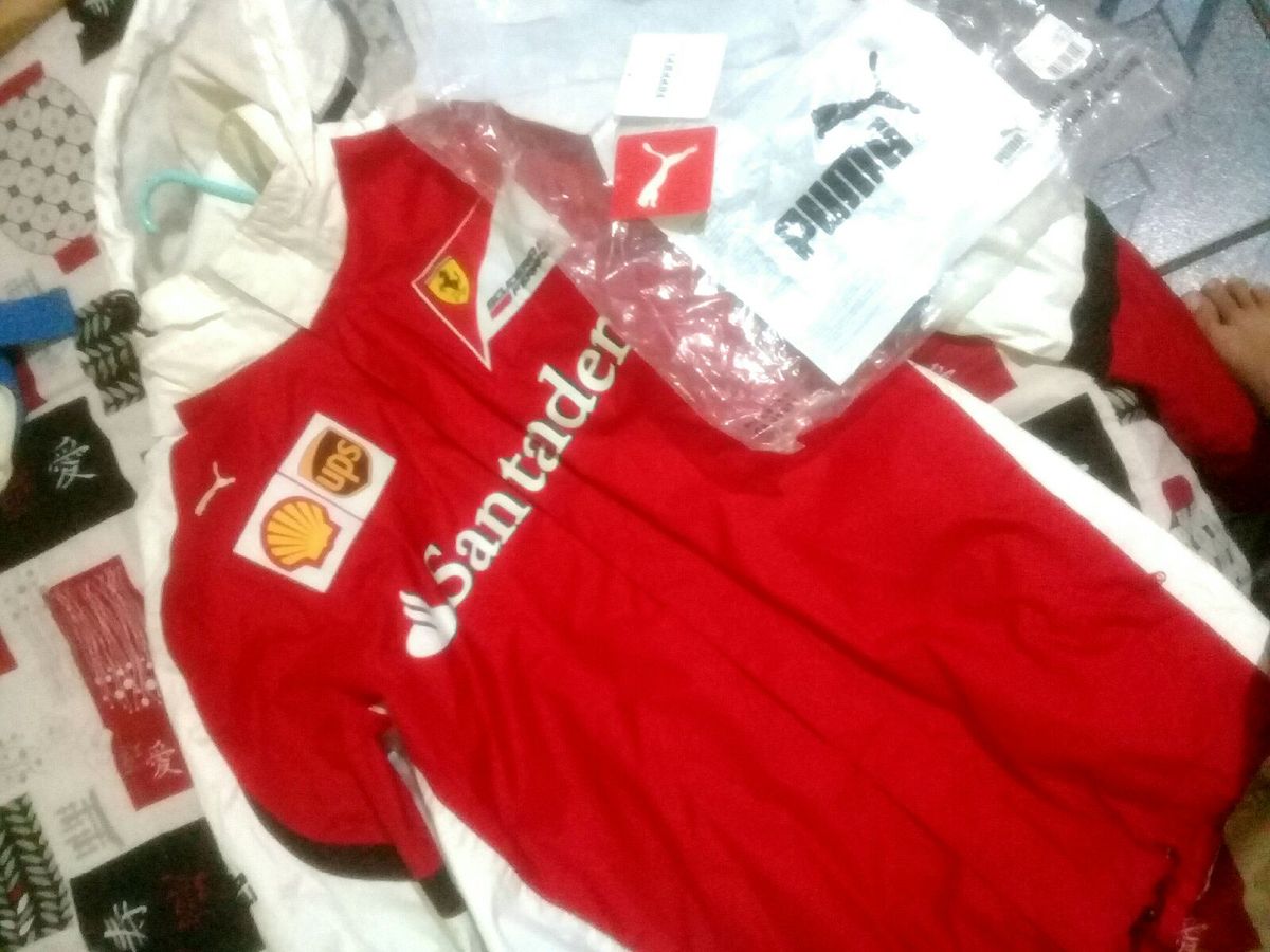 jaqueta santander ferrari