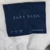 casaco sarja off white zara,elegante, tamanho g - parkas zara