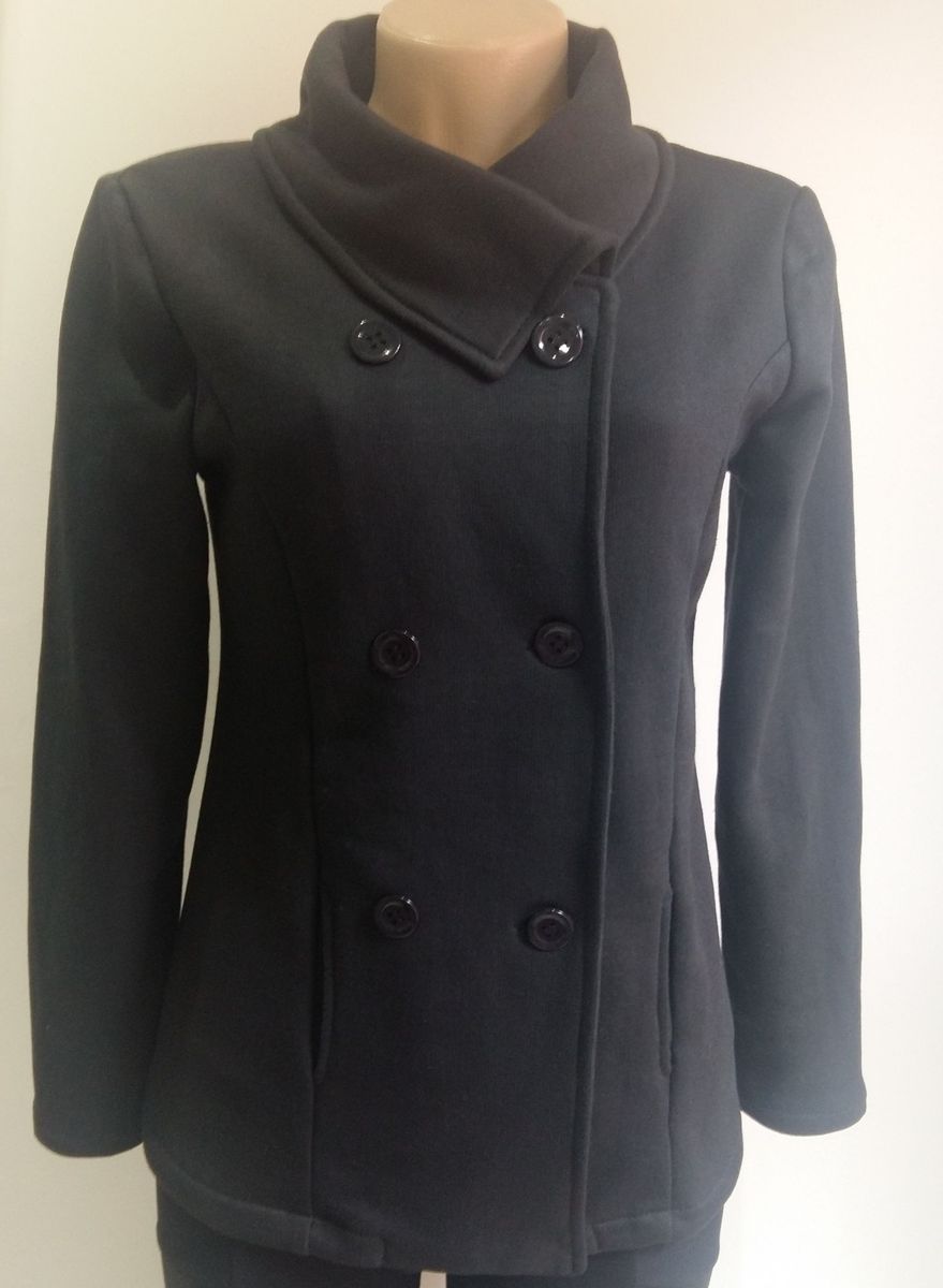 sobretudo de moletom feminino