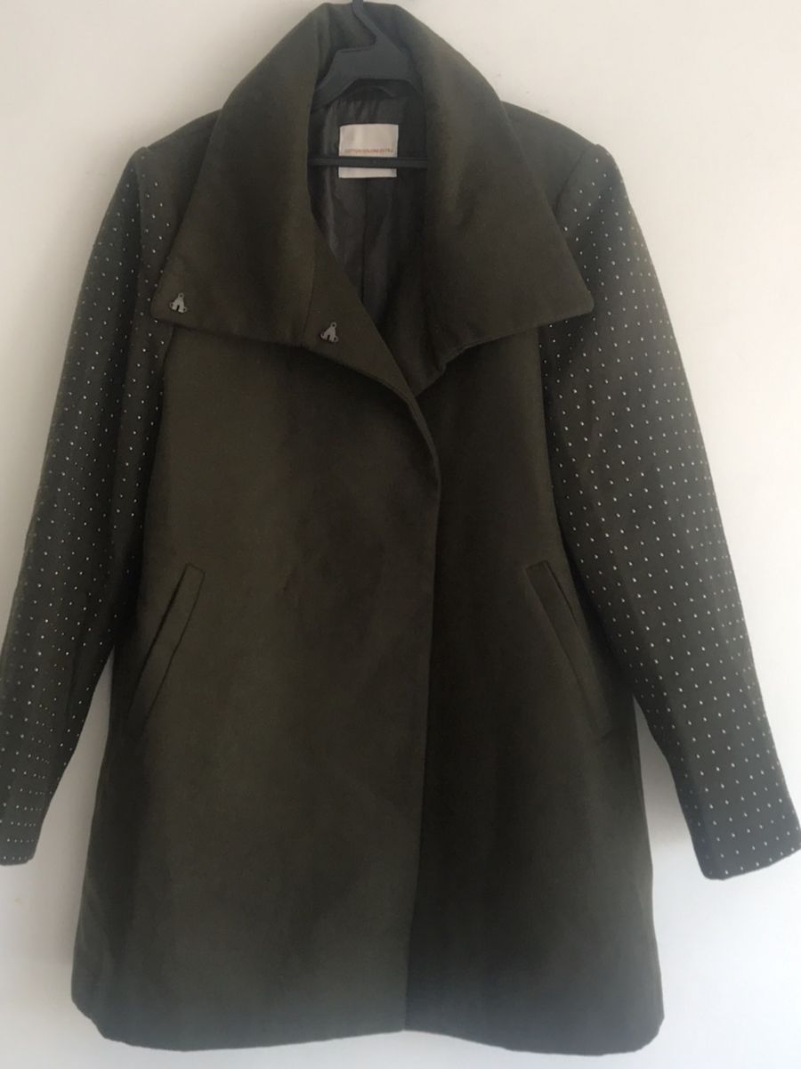 sobretudo estilo militar feminino