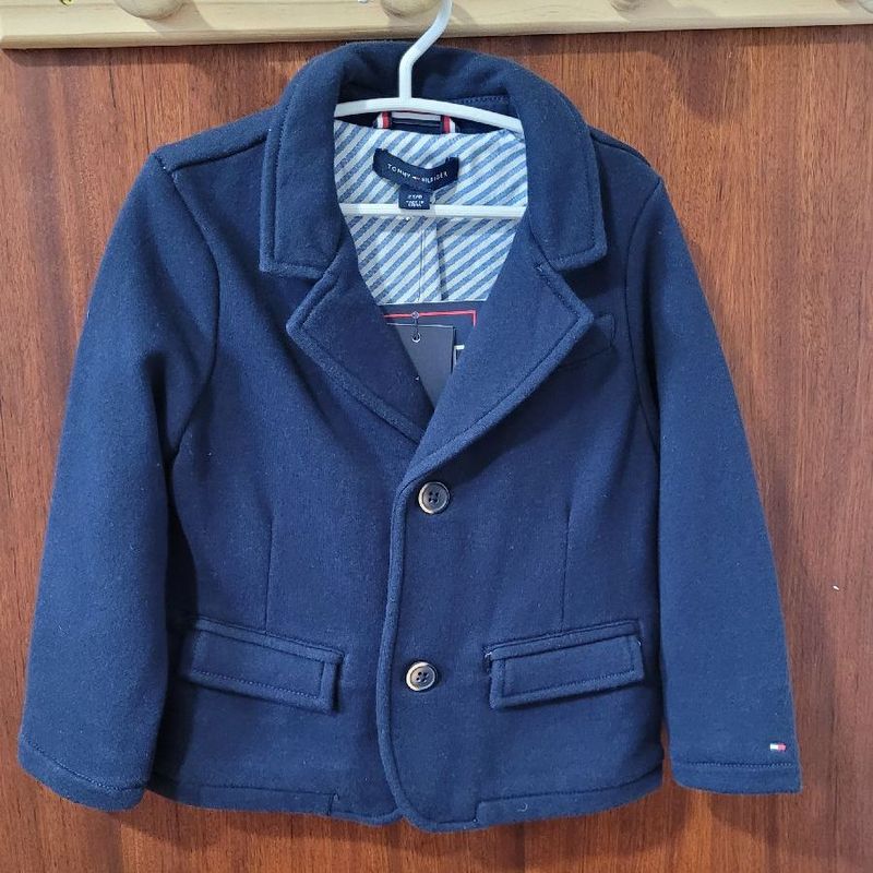 Casaco Social Blazer Infantil Azul Marinho Tommy Hilfiger Roupa Infantil  para Menino Tommy Hilfiger Nunca Usado 107611231 enjoei