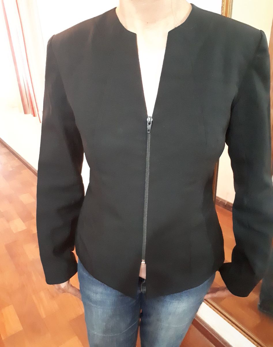 casaco feminino preto social