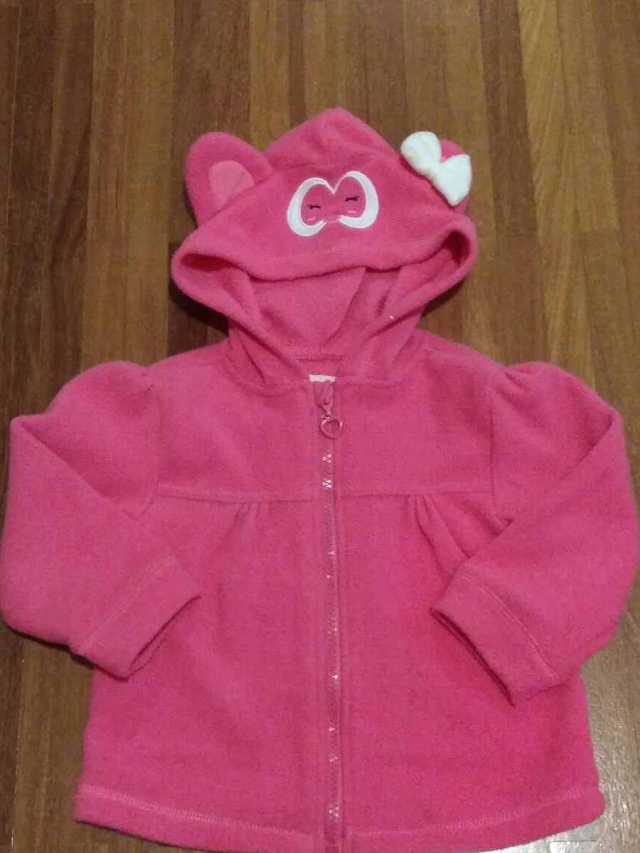 casaco com capuz de bichinho