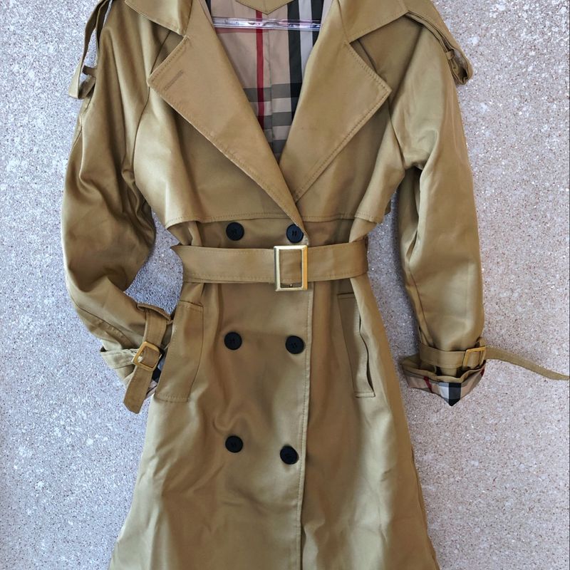 Sobretudo hot sale burberry feminino