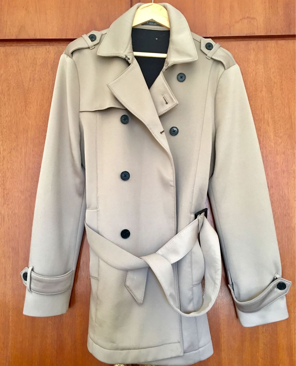 trench coat masculino zara