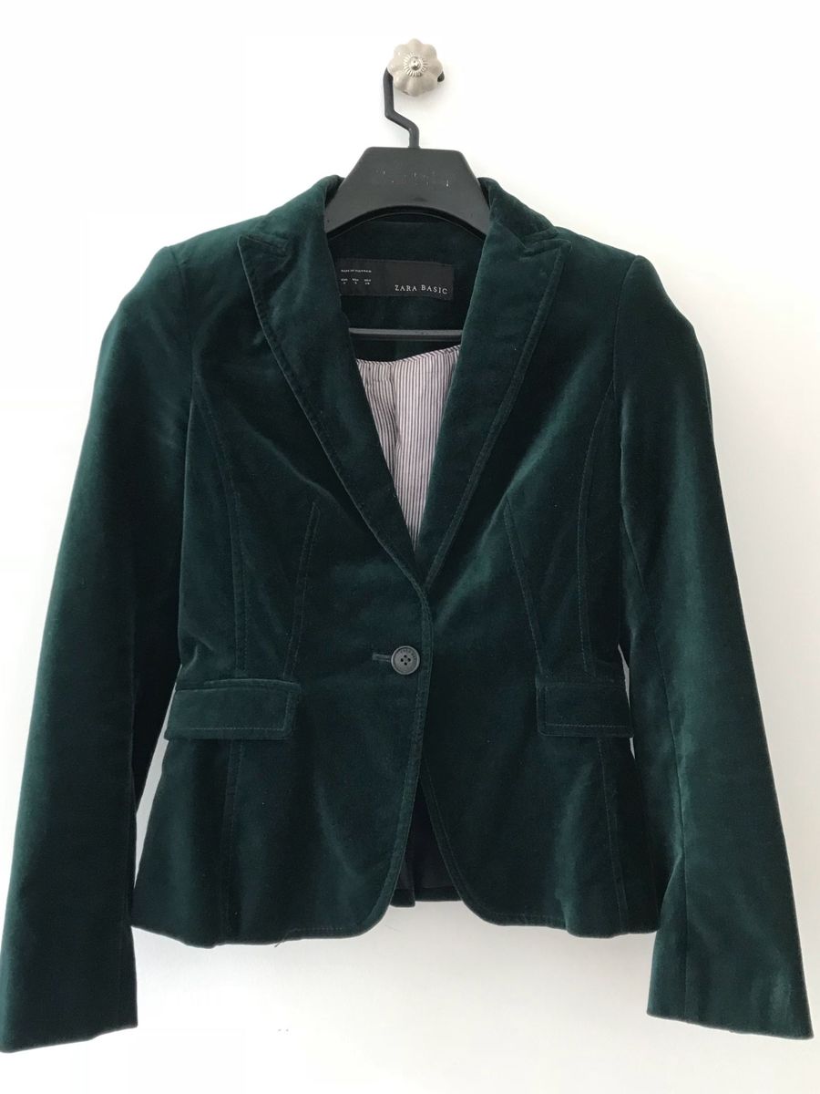 casaco veludo feminino