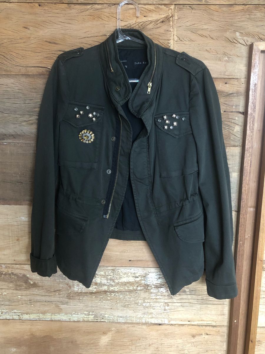casaco militar zara