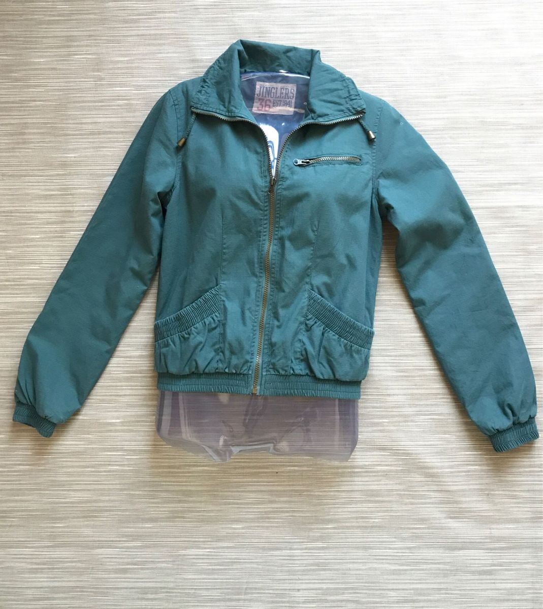 casaco verde feminino