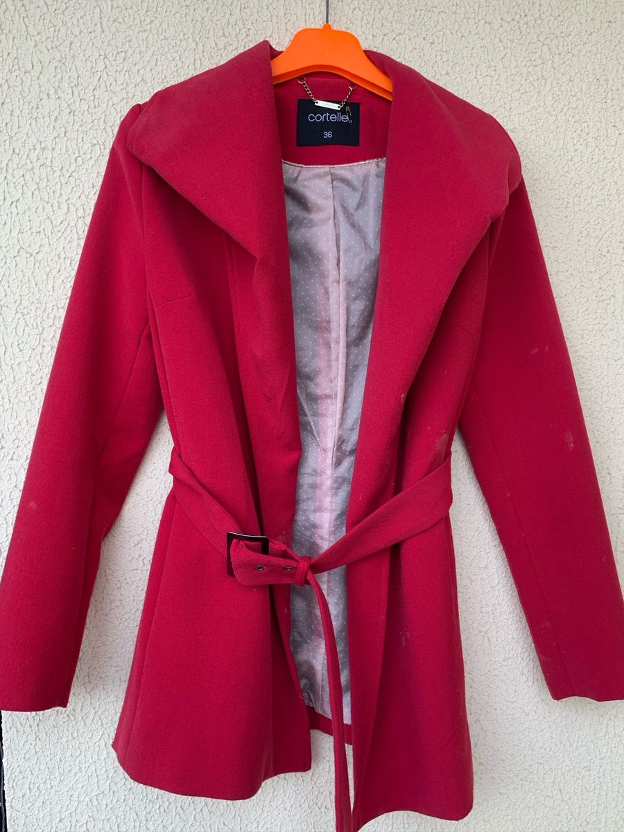 casaco vermelho feminino renner