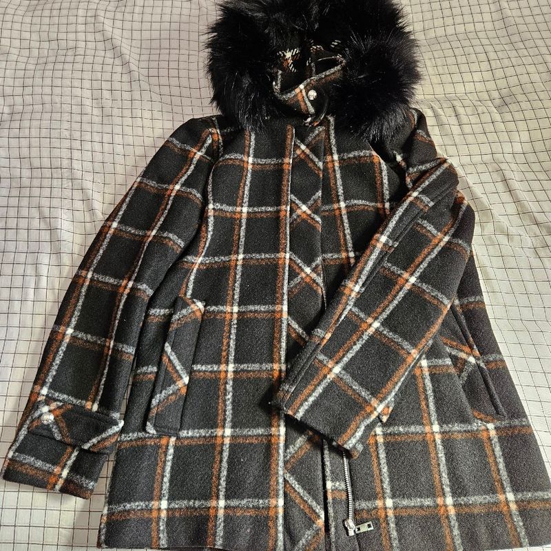 Casaco Xadrez Preto Colcci Colcci Nunca Usado 101622384 enjoei