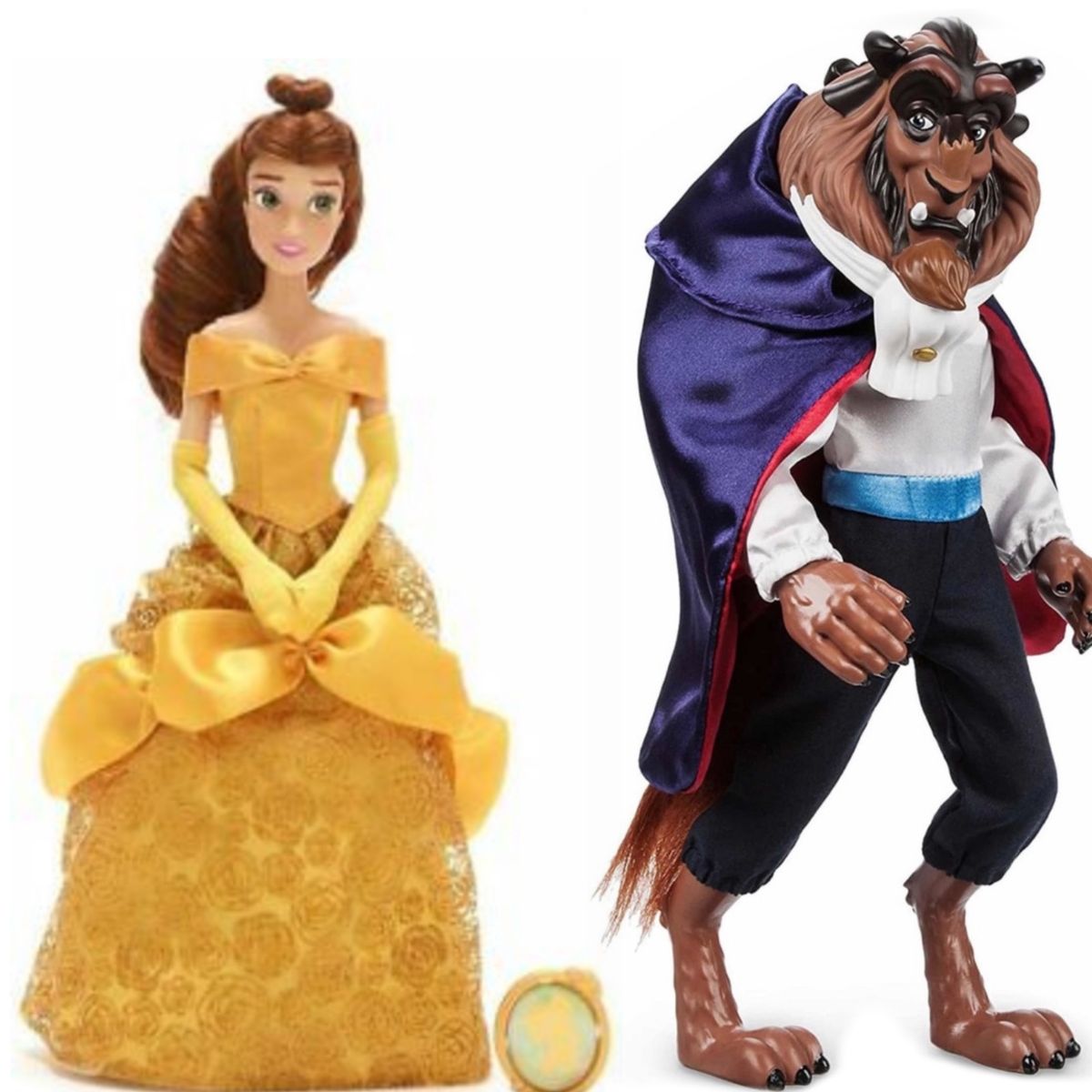 Casal A Bela E A Fera Classic Doll Princesa Disney Brinquedo Disney Nunca Usado