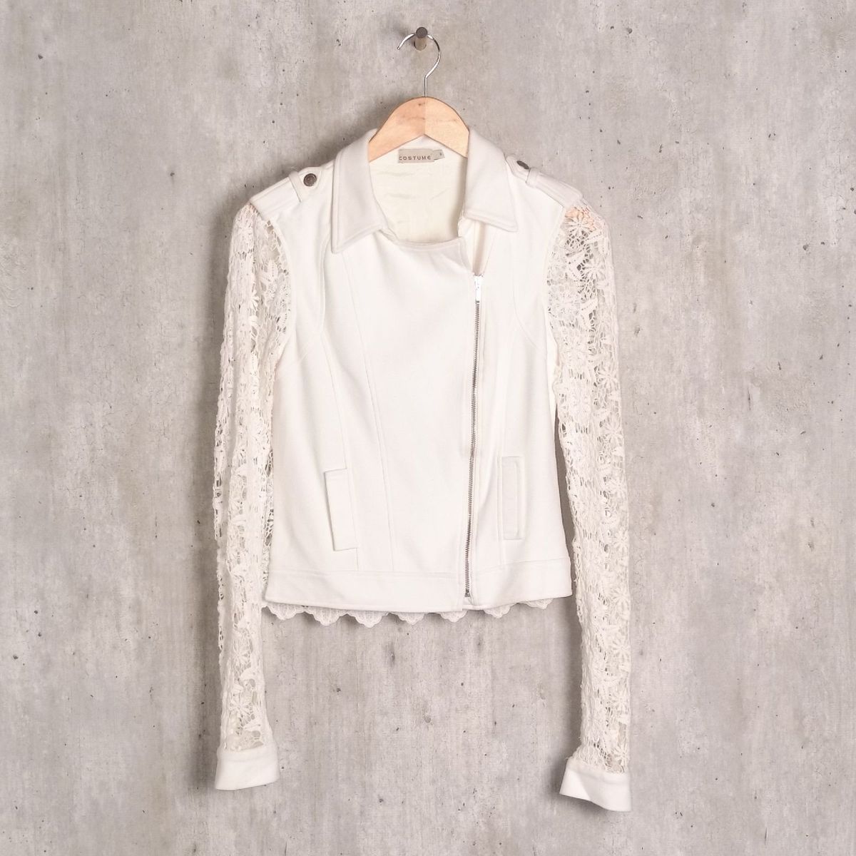 casaquinho off white costume - casaquinhos costume