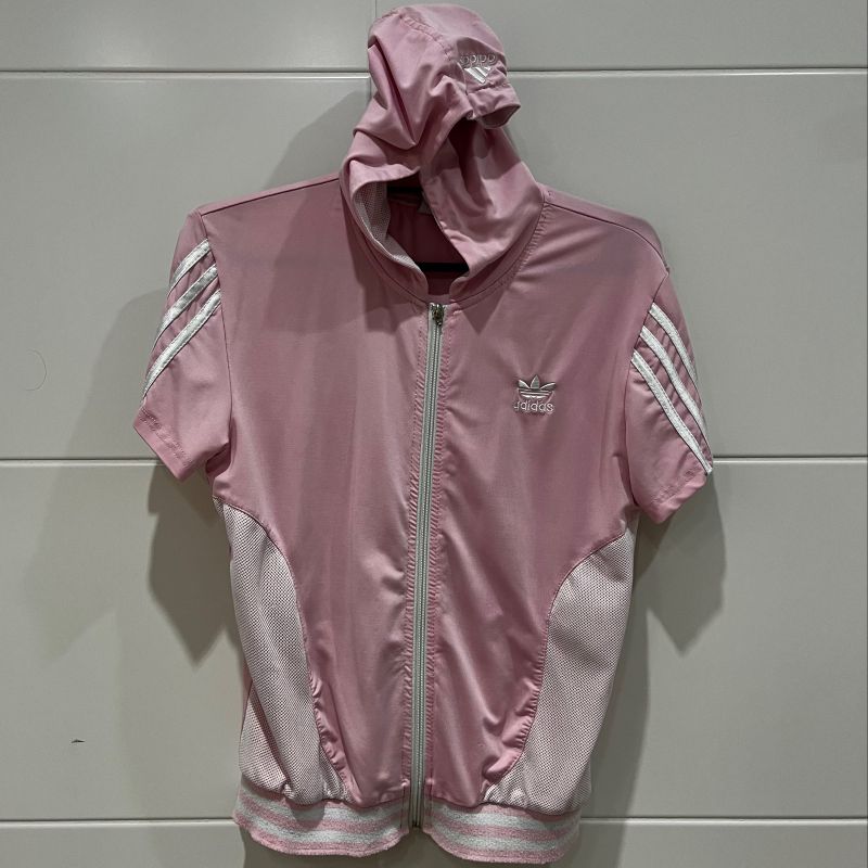 Casaco adidas hot sale rosa bebe