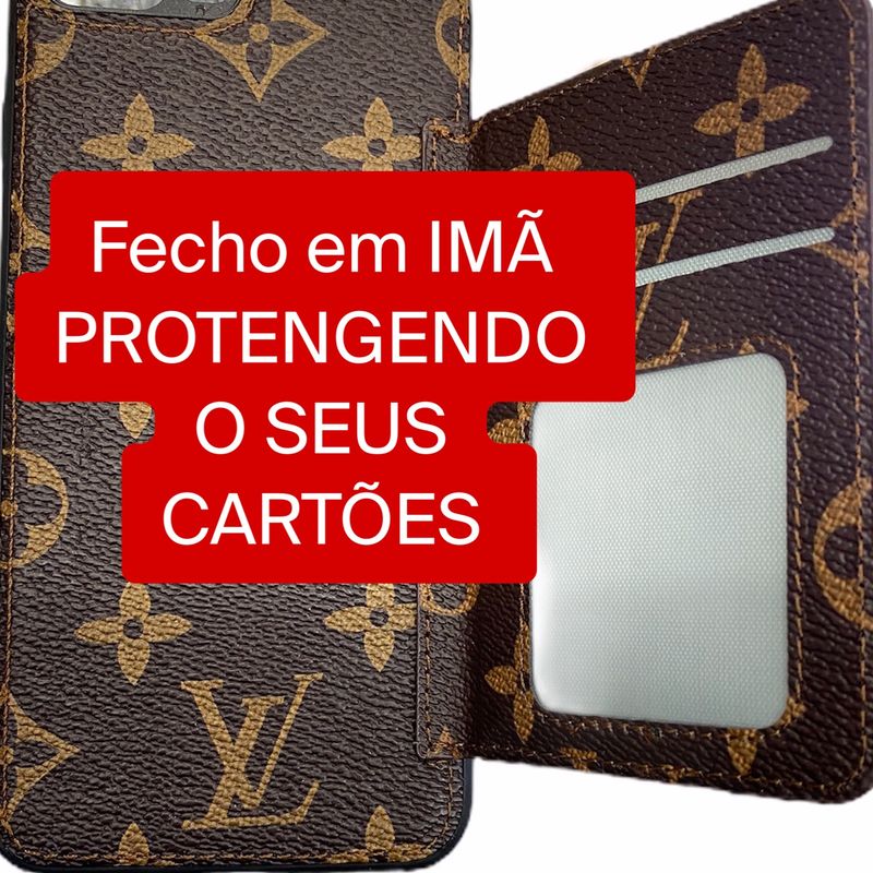 Case Capinha Porta Cartão e Documentos para Iphone 7/8 Plus, Iphone Case Capinha  Louis Vuitton Monogram Porta Cartão Nunca Usado 45471100