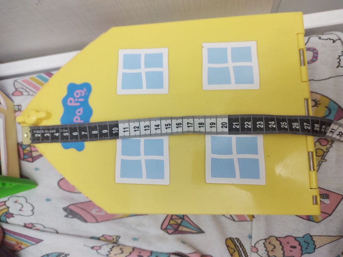 Casinha Casa Peppa Pig Completa Acessórios E Jardim - Dtc