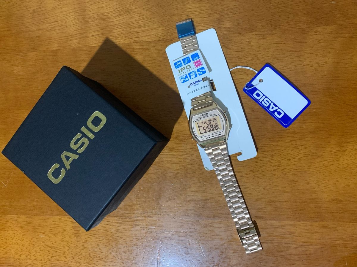 casio b640 original vs fake