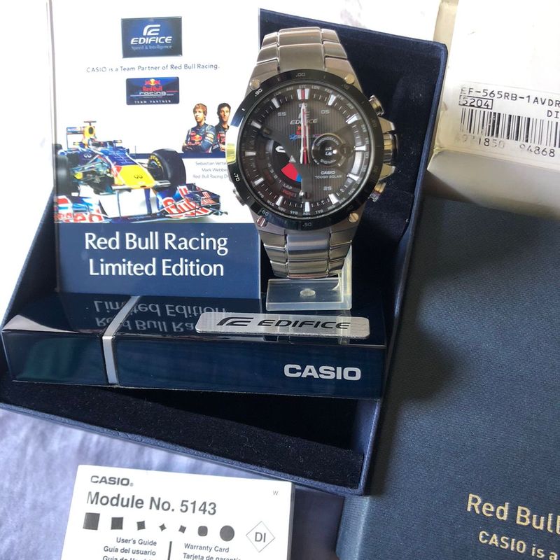 Casio Edifice Red Bull Limited Edition | Casio Nunca Usado 94892750 | enjoei