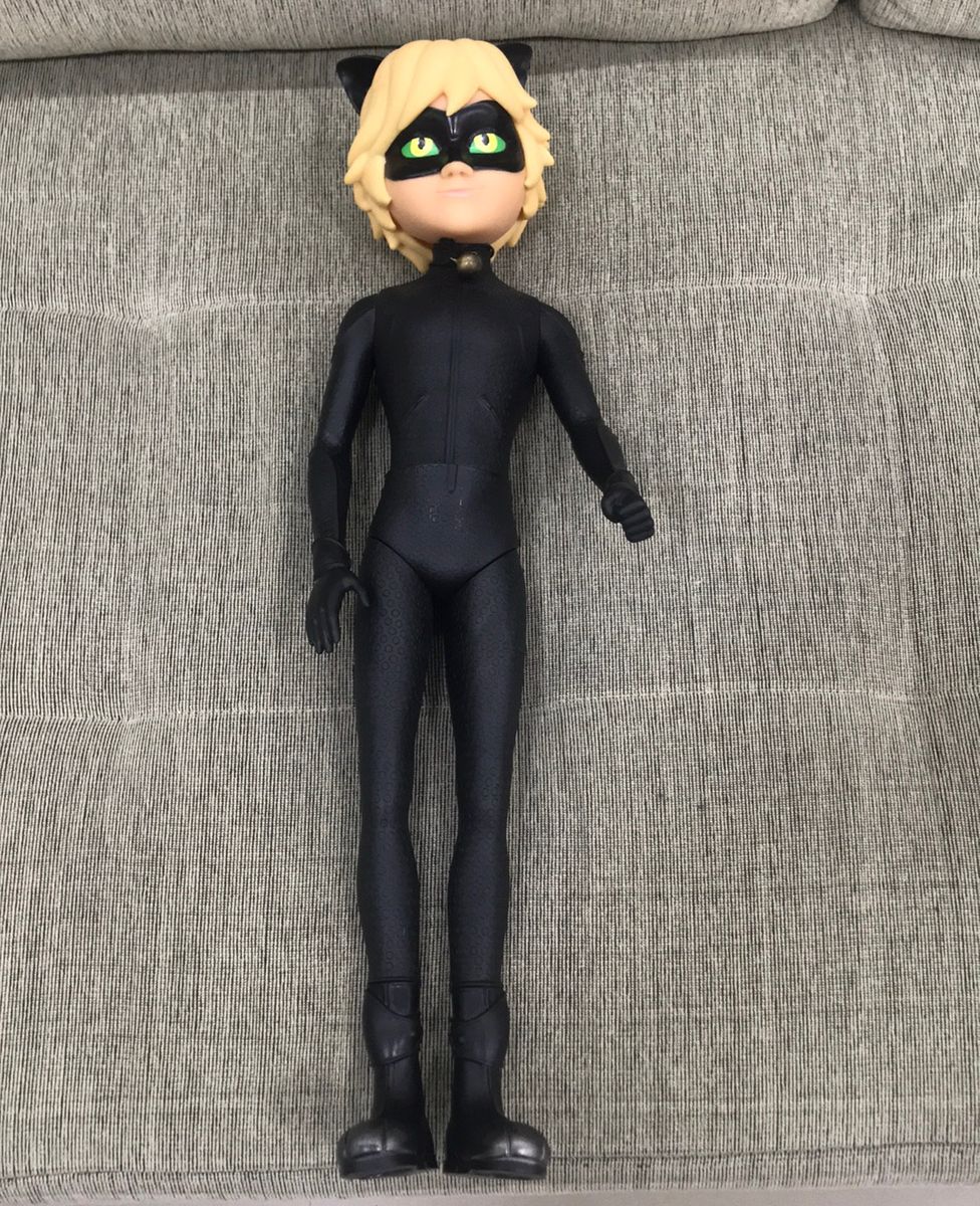 Cat Noir Boneco Miraculous Original, Brinquedo para Bebês Usado 90720191