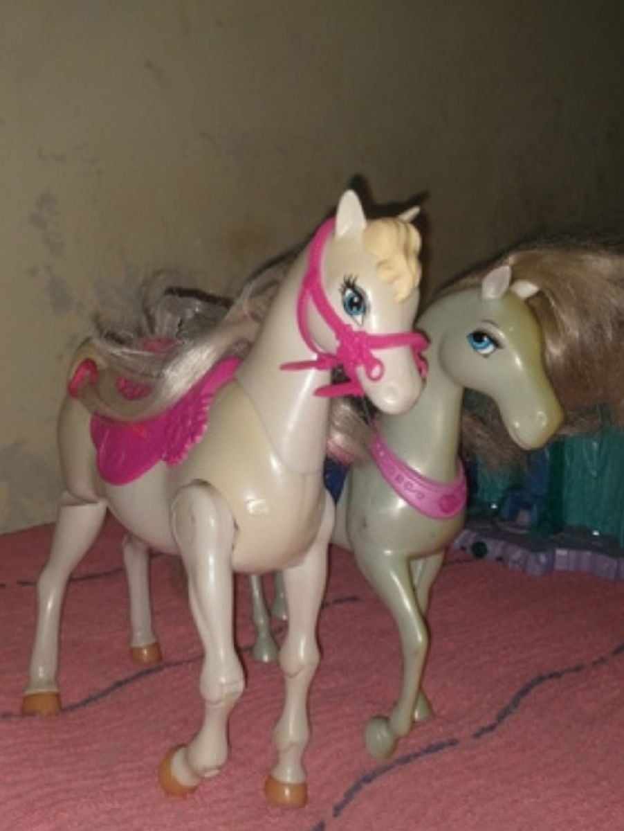 Cavalo da Barbie Adestrado Jockey Que Anda Sozinha Original | Pelúcia ...